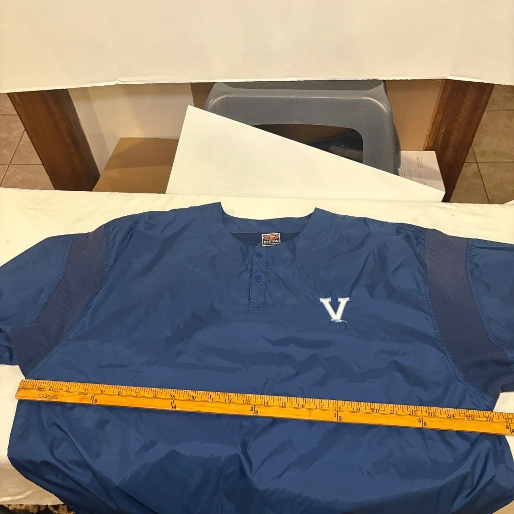 Easton Villanova Wildcats Baseball Team Mens XL Team Collection Blue Windbreaker